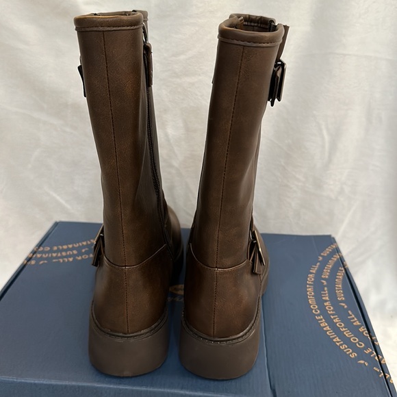 Dr. Scholl's Buckle Mid Shaft Moto Boots - VIP - Picture 6 of 7